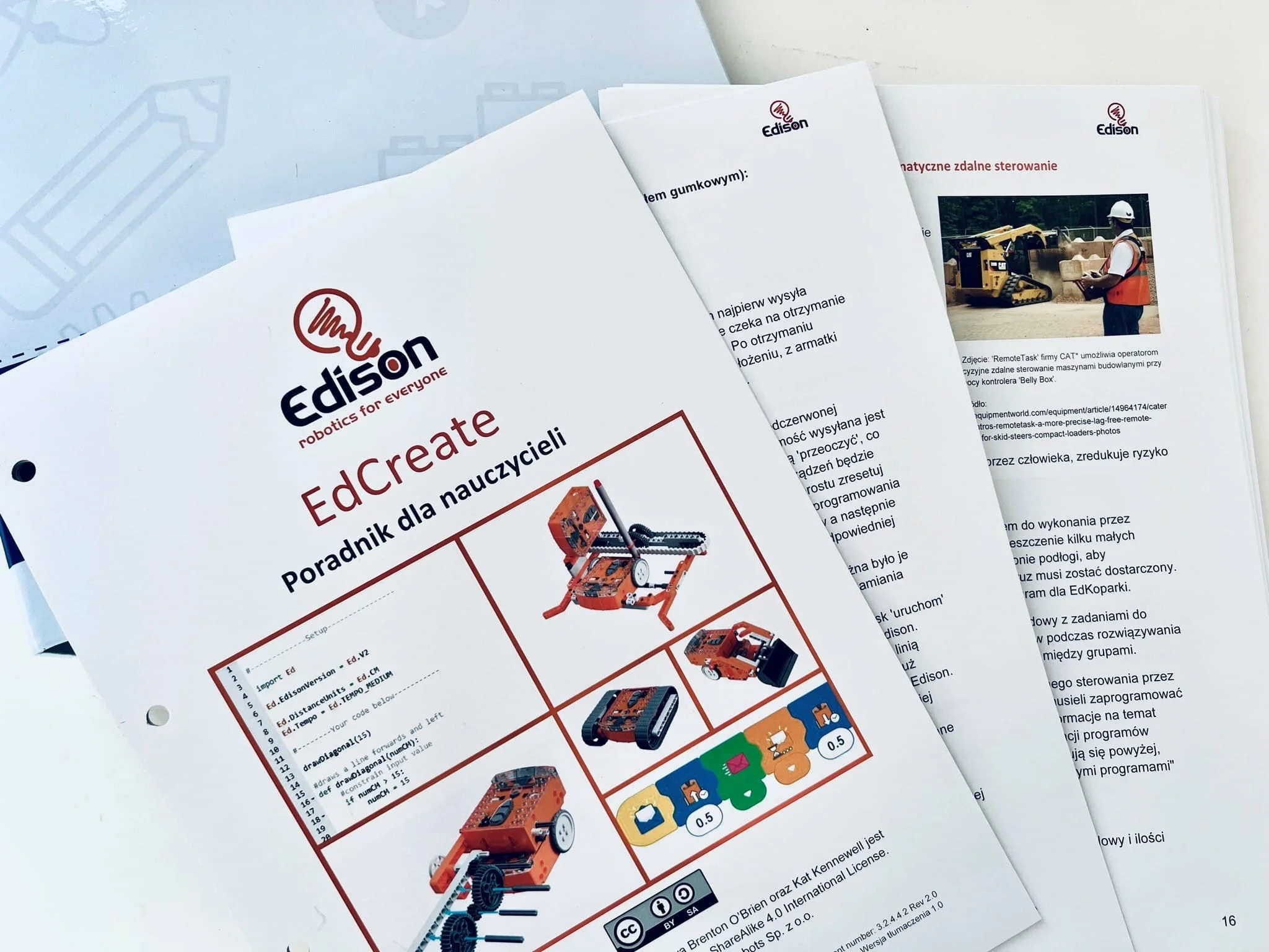 Edison EdCreate - Podręcznik dla Nauczyciela + Segregator
